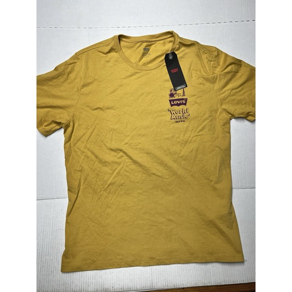 Levi's T Shirt World Music Double Side Print San Francisco CA Men's XL NEW - Picture 4 of 12